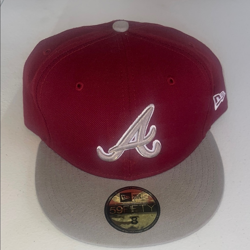 New Era Red and Gray Baseball Cap